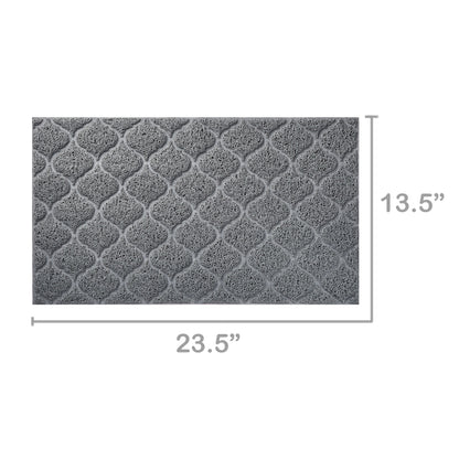 Small Trapper Litter Mat, 23.5" X 13.75", Gray