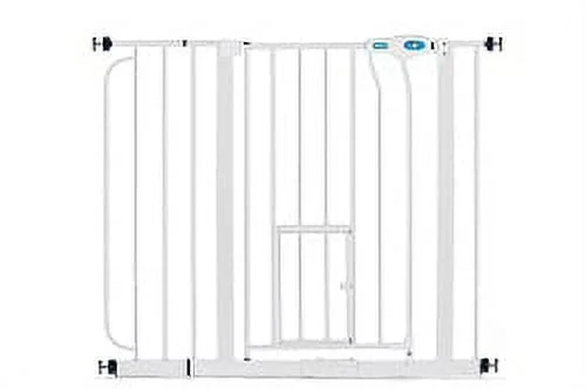 Carlson Extra Wide Walk through Pet Gate with Small Pet Door, Pressure Mount Kit Included, Stands 30" Tall & Extends 29"-36.5" Wide