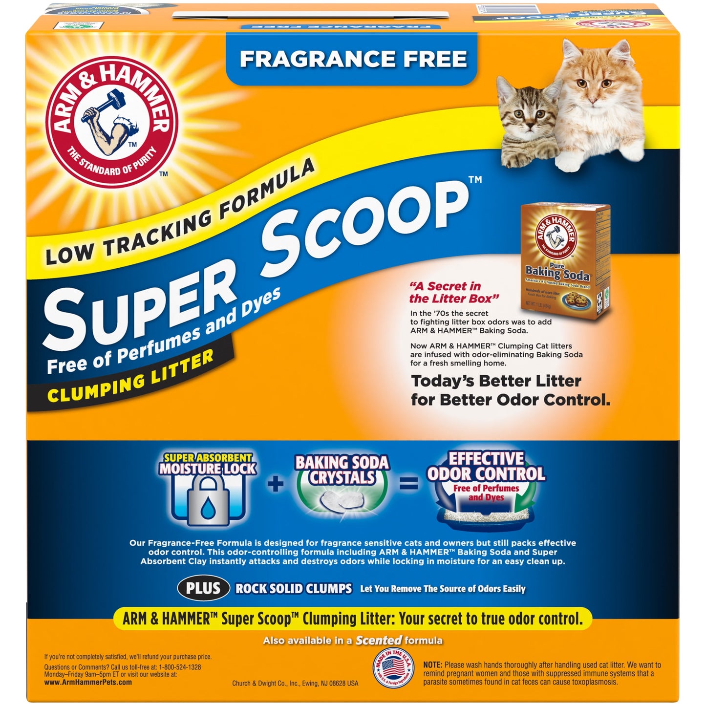 Super Scoop Fragrance Free Clumping Clay Cat Litter, 14 Lb