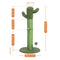 Cactus Cat Tree Scratcher with Hanging Ball Fully Wrapped Sisal Scratching Post and Pad for Indoor Stable Furniture Protectors